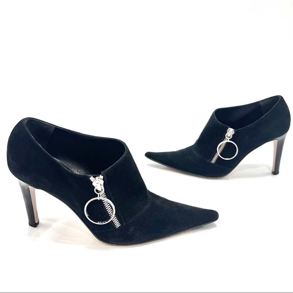 SERGIO ROSSI ankle booties zippered